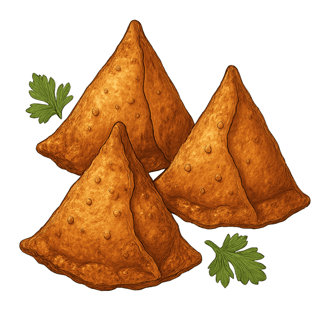Samosa (Vegetable or Meat)
